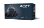 Benovy, Перчатки одноразовые нитриловые, черные, L, 100 шт/уп