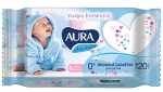 AURA, Салфетки влажные детские Ultra Comfort, (120 шт/упак)