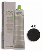 ECHOS LINE, ECHOS COLOR, Крем-краска №4.0 NEW средне-каштановый, 100 мл