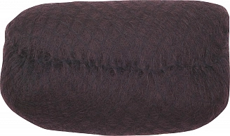 DEWAL, Валик для прически, искусственный .волос + сетка, темно-коричневый 18х11см, HO-PC Dark brown