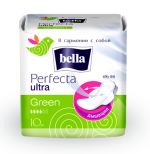 BELLA, Ультратонкие женские гигиенические впитывающие прокладки под товарным знаком "bella" perfecta ULTRA green по 10 шт.
