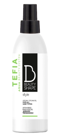 TEFIA, Tef В.Shape Крем-масло аргановое для всех типов волос, 200 мл