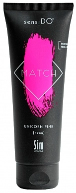 SIM SENSITIVE, SensiDO Match Unicorn Pink (neon) краситель прямого действия розовый неоновый, 125 мл