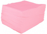 WHITE LINE, Салфетка одноразовая, 30*30 см, розовый (100 шт/упак)