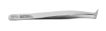 NIPPON NIPPERS, Пинцет для наращивания ресниц, "топорик", ручная заточка, 114 мм