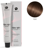 ADRICOCO, Miss Adri, Крем-краска для волос, №10.8, Платиновый блонд коричневый, 100 мл