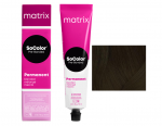 MATRIX, SOCOLOR Pre-Bonded, Крем-краска для волос №4М, шатен мокка пепельный, 90 мл