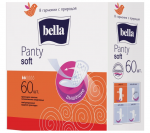 BELLA, Прокладки женские гигиенические, Panty Soft, (60 шт/упак)
