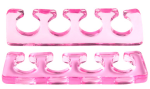 IRISK,Расширитель для пальцев, силиконовый, №01 Прозрачно-розовый, 2 шт