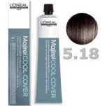 L'OREAL PROFESSIONNEL, MAJIREL COOL COVER, Краска для волос №5.18, светлый шатен пепельный мокка, 50 мл