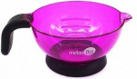 MELON PRO, Чаша для красителя с носиком, прорезин.дно, purple, 360 мл