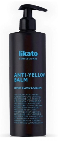 LIKATO PROFESSIONAL, Бальзам SMART-BLOND для светлых и осветленных волос, 400 мл 