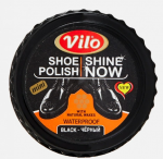 VILO, Крем-краска для обуви в шайбе, черная, 25 мл
