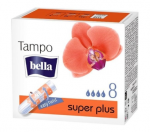 BELLA, Тампоны женские гигиенические без аппликатора, Premium Comfort, Super Plus, (8 шт/упак)