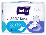 BELLA, Прокладки женские впитывающие для применения в медицинской практике, Classic Nova, (10 шт/упак)