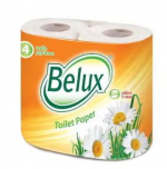BELUX, Туалетная бумага, 2сл, (4шт/упак) 01-025
