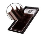 BARBARA, Ресницы тёмно-коричневые, Горький шоколад, D 0.07-07 мм