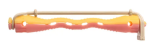 EUROSTIL, Коклюшки волна  D7.5мм, желто-розовые, 12шт/уп,  01500