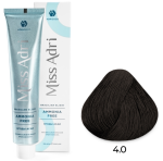 ADRICOCO, Miss Adri Brazilian Elixir, Ammonia free, Крем-краска для волос, №4.0, Коричневый, 100 мл