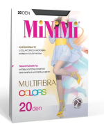 MINIMI, Колготки MULTIFIBRA COLORS Fumo 4L