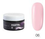 TNL, Гель для наращивания Pastel жесткий, HEMA-Free, №06 - розовый нюд, 18 мл