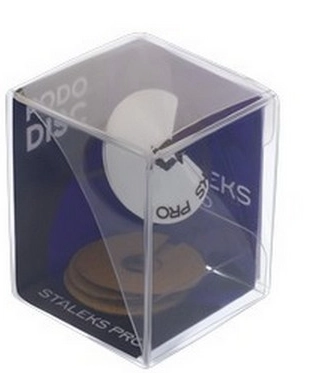 СТАЛЕКС, PODODISC, Диск педикюрный зонтик, размер L, в комплекте с сменным файлом-кольцом 180 грит, 5 шт, (25 мм)