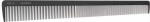 DEWAL, Расческа рабочая микрофибра с силиконом, комбинированная, серая, 20 см, JF0013