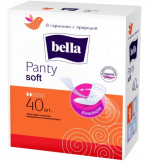BELLA, Прокладки женские гигиенические, Panty Soft, (40 шт/упак)