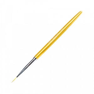 IRISK, Кисть для прорисовки ультратонкий ворс №3, 01 золотая ручка
