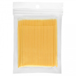 IRISK, Микрощеточки в пакете, размер L №02, желтые, (100 шт/упак)