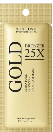 Sun Luxe, Мгновенный бронзатор "Gold Bronzer" 25х", 15мл