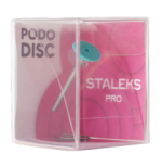 СТАЛЕКС, PODODISC, Диск педикюрный пластиковый, размер ХS, в комплекте с сменным файлом 180 грит, 5 шт, (10 мм)