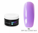 TNL, STIFF GEL CLASSIC, Гель для наращивания, жесткий, цветной, №10 - неоновый фиолетовый, 18 мл