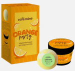 CAFÉ MIMI, ORANGE PARTY, Подарочный набор «Апельсиновая вечеринка» (крем 110 мл, шар 120 г)