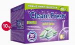 CLEAN&FRESH, таблетки для ПММ "Clean&Fresh" All in 1 mini tabs, 30 таб.