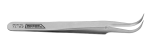 NIPPON NIPPERS, Пинцет для наращивания ресниц, "топорик", изогнутый, ручная заточка, 115 мм