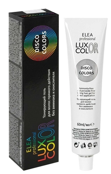 ELEA PROFESSIONAL, DISCO COLORS, Бесцветный Тонирующий гель для волос прямого действия, 60мл