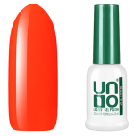 UNO, Гель-лак №170, Оранжевый неон - Orange Neon, 8 мл