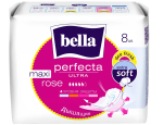 BELLA, Ультратонкие женские гигиенические впитывающие прокладки, Perfecta ultra maxi rose deo fresh, (8 шт/упак)