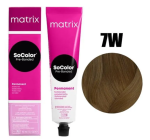 MATRIX, SOCOLOR Pre-Bonded, Крем-краска для волос №7W, теплый блондин, 90 мл