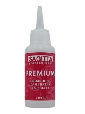 SAGITTA, Жидкость для снятия гель-лака Premium, 100 мл 