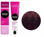 MATRIX, SOCOLOR Pre-Bonded, Крем-краска для волос №5RV+, светлый шатен красно-перламутровый, 90 мл