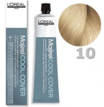 L'OREAL PROFESSIONNEL, MAJIREL COOL COVER, Краска для волос №10, очень-очень светлый блондин, 50 мл