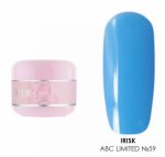 IRISK, ABC, Гель для моделирования ногтей №59 Bright Blue (Color Limited collection), 15 мл