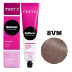 MATRIX, SOCOLOR Pre-Bonded, Крем-краска для волос №8VM, светлый блондин перламутровый мокка, 90 мл