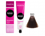 MATRIX, SOCOLOR Pre-Bonded, Крем-краска для волос №5MG, светлый шатен мокка золотистый, 90 мл