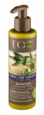 ECO LABORATORIE, Бальзам для волос, бережный уход для ежедневного применения 200 мл