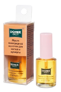 DOMIX GREEN, Масло для ногтей и кутикулы, Виноградной косточки, 11 мл