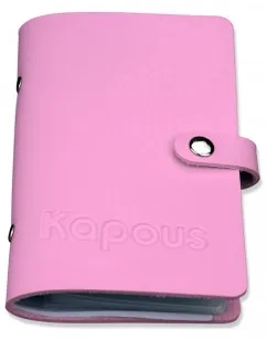 KAPOUS, CRAZY STORY, Органайзер для стемпинг пластин на 20 шт, розовый 