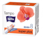 BELLA, Тампоны женские гигиенические без аппликатора, Premium Comfort, Super, (8 шт/упак)